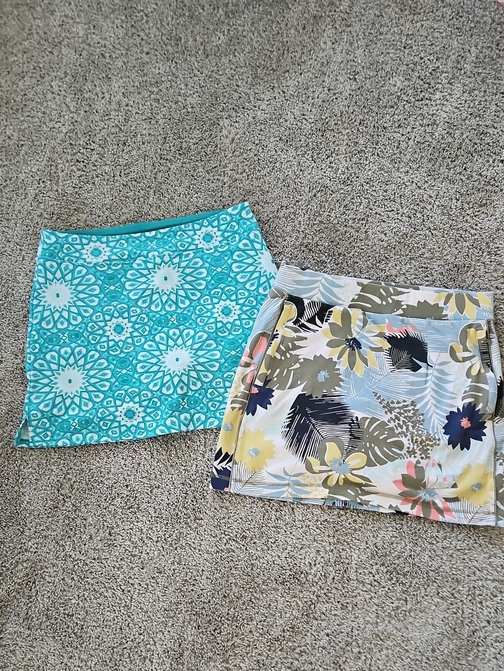 Talbots And Tranquility Tropical Skort Set 2 Small